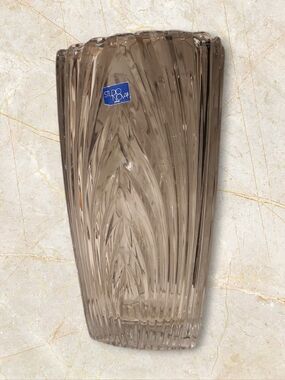 Studio Nova Ribbed Glass Vase